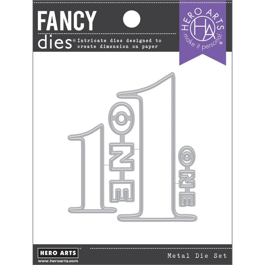 Hero Arts Fancy Dies: Number One (HADF147)