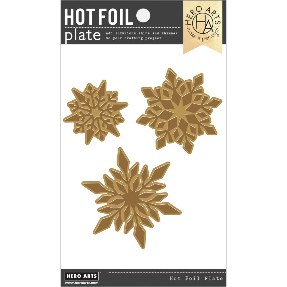 Hero Arts Hot Foil Plate: Three Snowflakes (HF122)