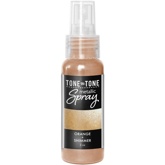 Hero Arts Two-Tone Metallic Spray: Orange + Shimmer, 2oz (HAWM206)