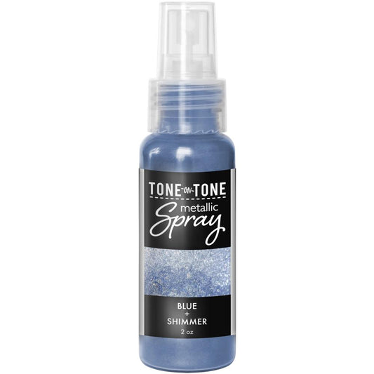 Hero Arts Two-Tone Metallic Spray: Blue + Shimmer, 2oz (HAWM208)