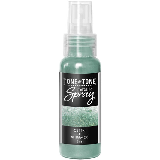 Hero Arts Two-Tone Metallic Spray: Green + Shimmer, 2oz (HAWM209)