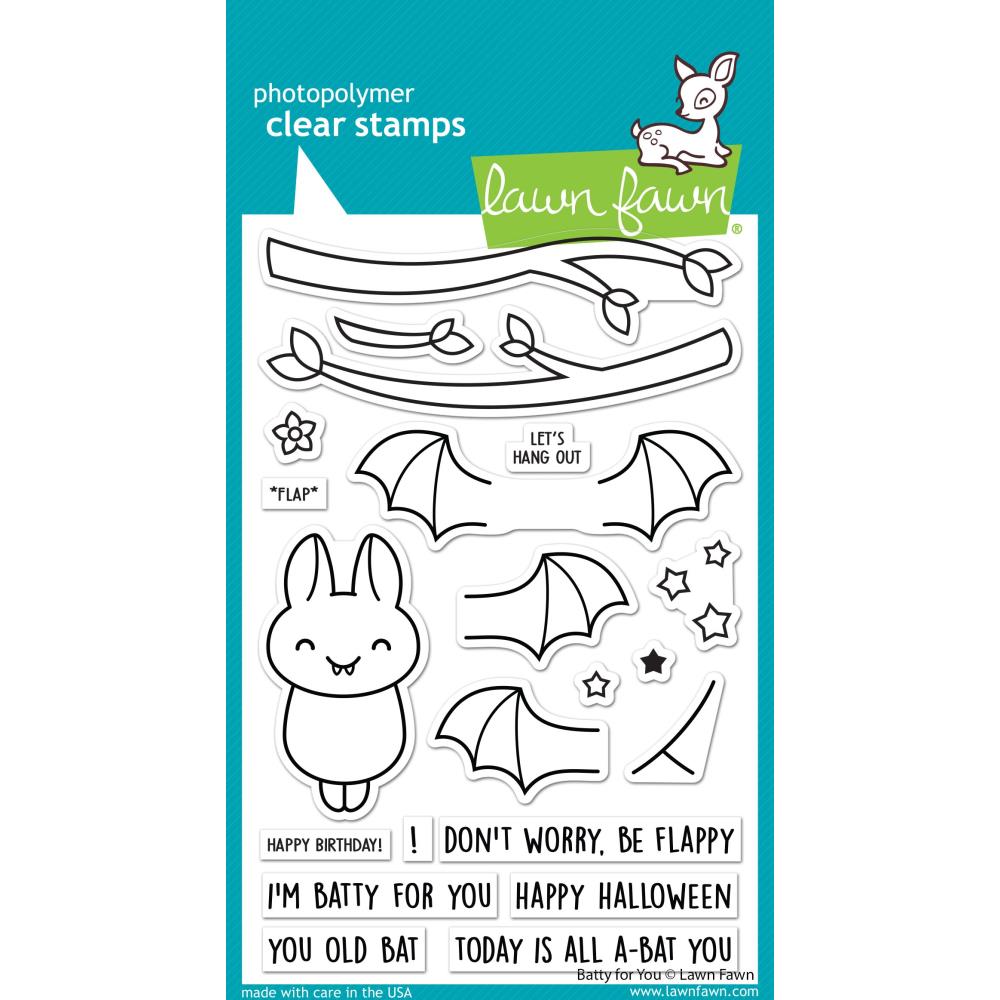 Lawn Fawn Clear Stamp Set: Batty For You (LF3217)