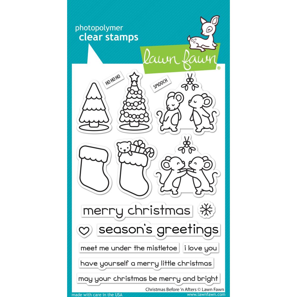 Lawn Fawn Clear Stamp Set: Christmas Before 'n Afters (LF3223)