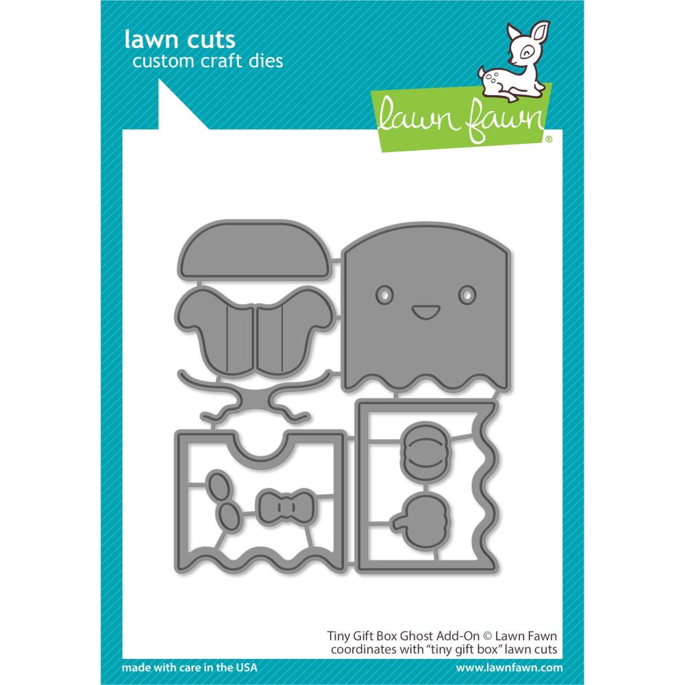 Lawn Fawn Lawn Cuts Custom Craft Die: Tiny Gift Box Ghost Add-On (LF3250)