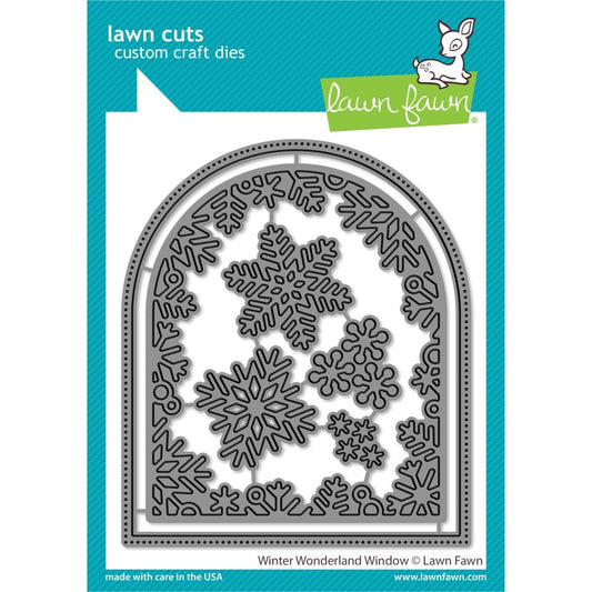 Lawn Fawn Lawn Cuts Custom Craft Die: Winter Wonderland Window (LF3255)