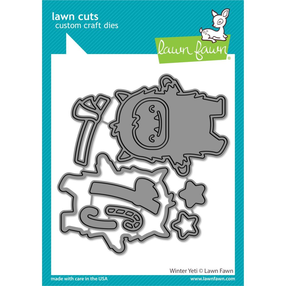 Lawn Fawn Lawn Cuts Custom Craft Die: Winter Yeti (LF3259)