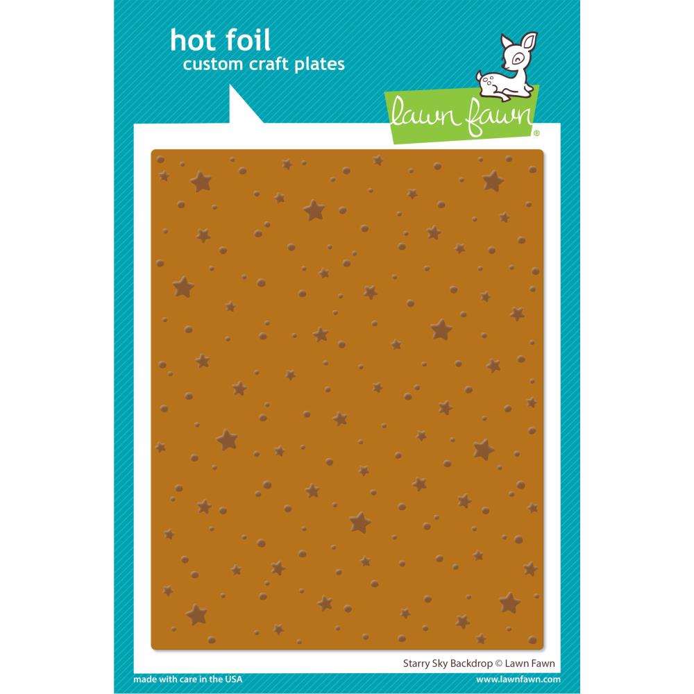 Lawn Fawn Lawn Cuts Hot Foil Plates: Starry Sky Background (LF3264)