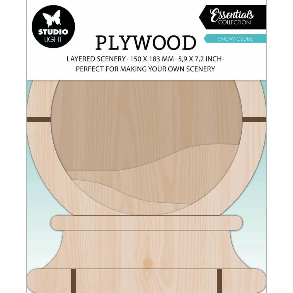 Studio Light Essentials Plywood: Nr. 01, Snowglobe (SLESPW01)
