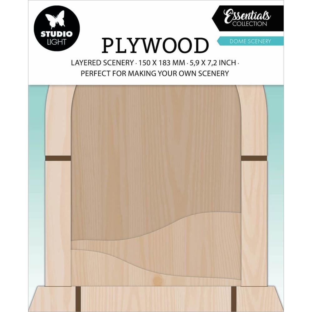 Studio Light Essentials Plywood: Nr. 02, Dome Scenery (SLESPW02)