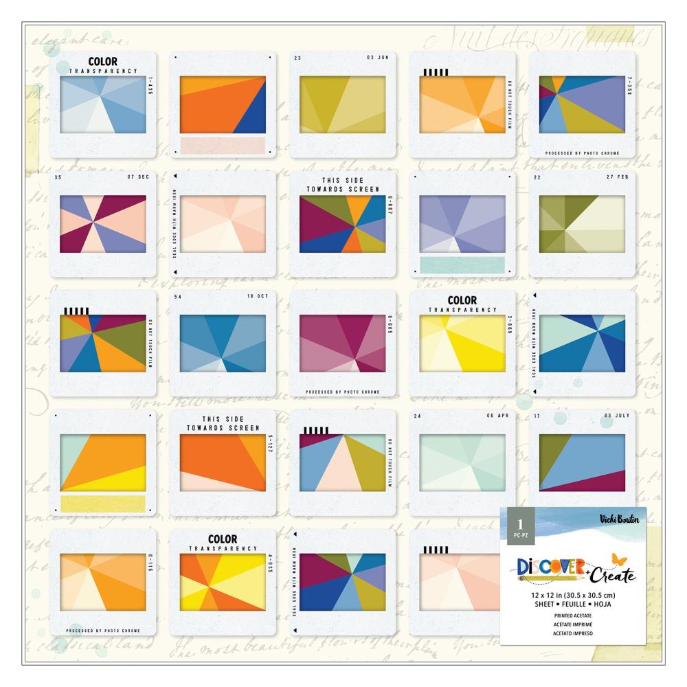 Vicki Boutin Discover + Create 12"X12" Specialty Paper: Acetate (VB022145)