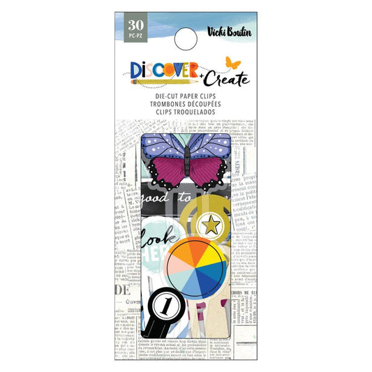 Vicki Boutin Discover + Create Die-Cut Paper Clips, 30/Pkg (VB022146)