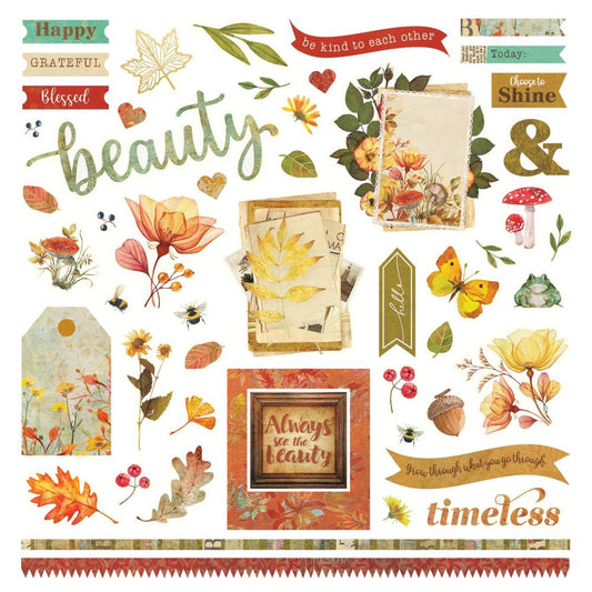 PhotoPlay Meadow's Glow 12"X12" Stickers (GLO4287)