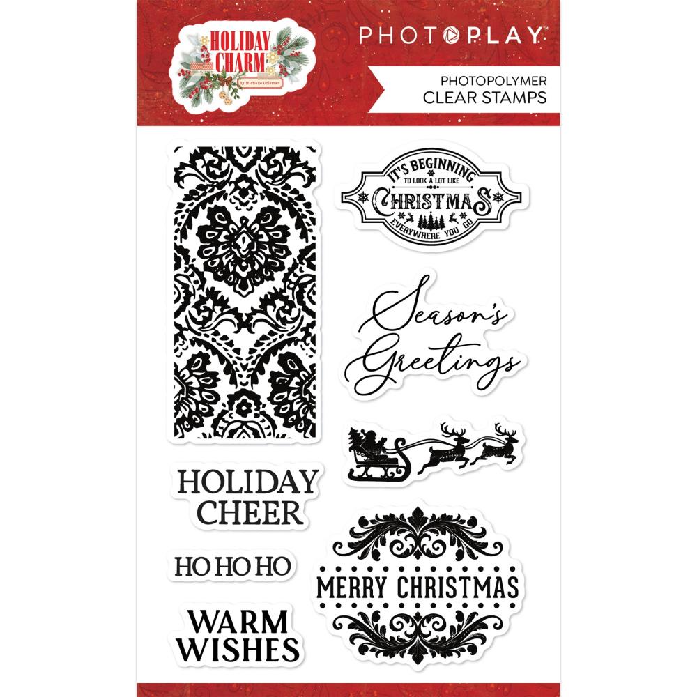 PhotoPlay Holiday Charm Photopolymer Clear Stamps (HOL4310)