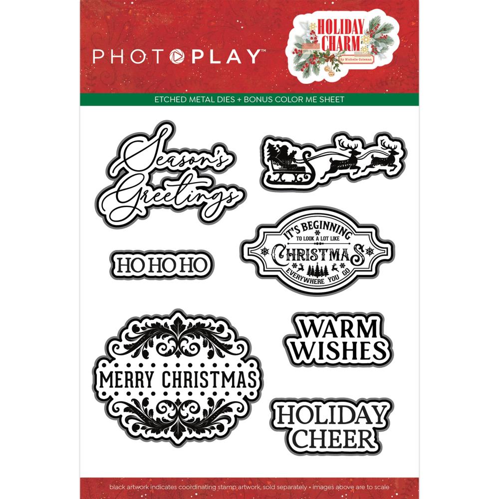 PhotoPlay Holiday Charm Etched Die (HOL4311)