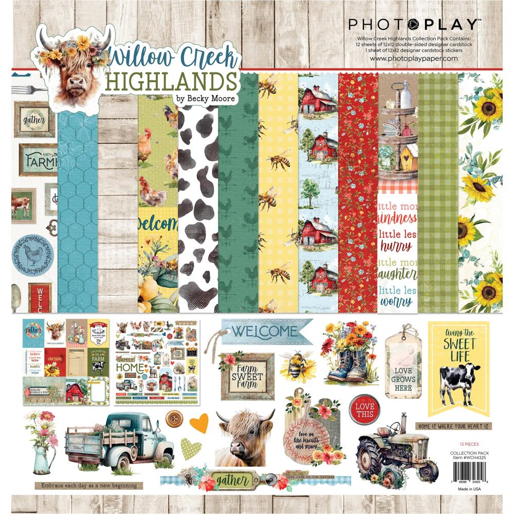 PhotoPlay Willow Creek Highlands 12"X12" Collection Pack (WCH4325)