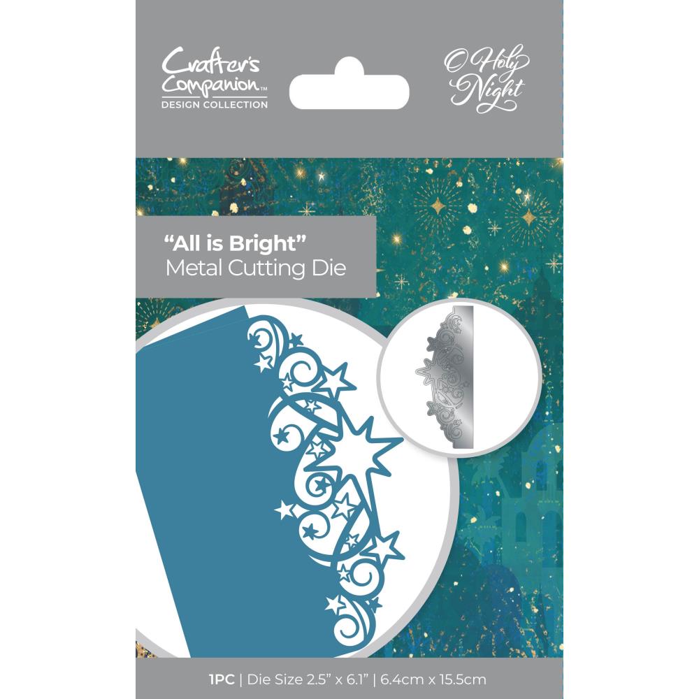 Crafter's Companion O' Holy Night Metal Die: All Is Bright (MDAIBRIG)