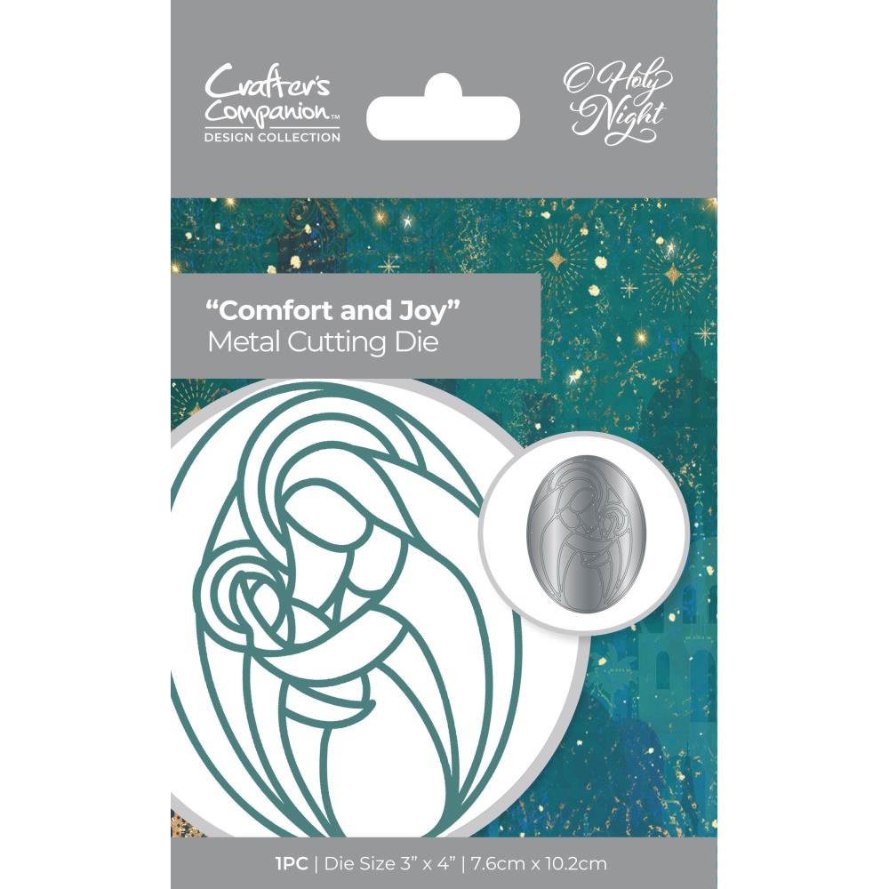 Crafter's Companion O' Holy Night Metal Die: Comfort And Joy (NMDCAJOY)