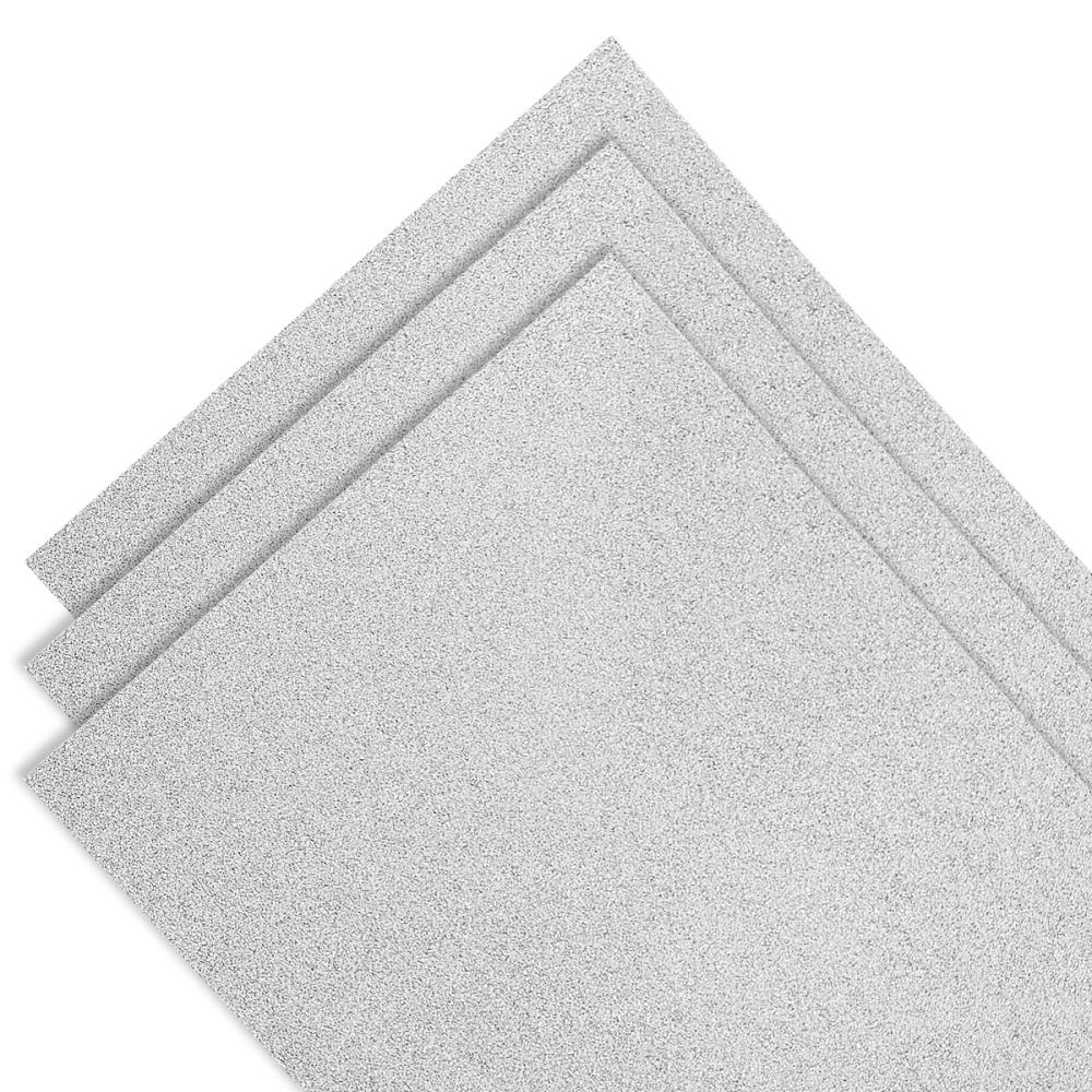 Spellbinders 8.5"X11" Glitter Cardstock: Silver, 10/Pkg (SCS315)