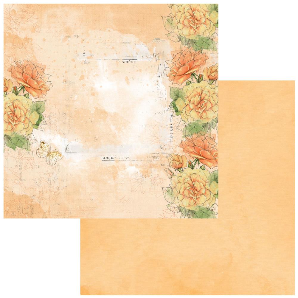 49 and Market Color Swatch: Peach 12"X12" Double-Sided Cardstock: #1 (49CSP1224913)
