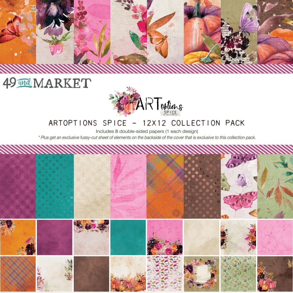 49 and Market ARToptions Spice 12"X12" Collection Pack (AOS25132)