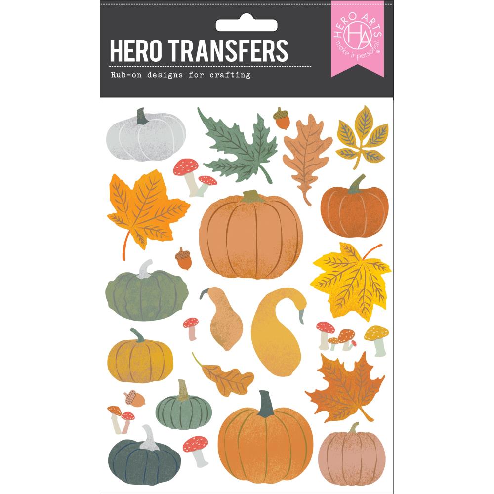 Hero Arts Hero Transfers: Pumpkin & Leaves (HART114)