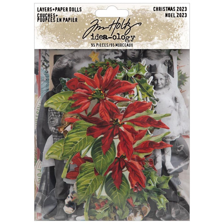 Tim Holtz Idea-Ology Layers + Paper Dolls: Christmas 2023 (TH94348)