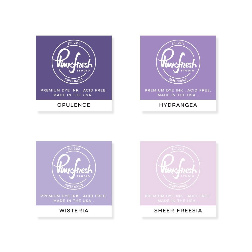 Pinkfresh Studio Premium Dye Cube Ink Pads 4 Colors: Napa Valley (PFDIC018)