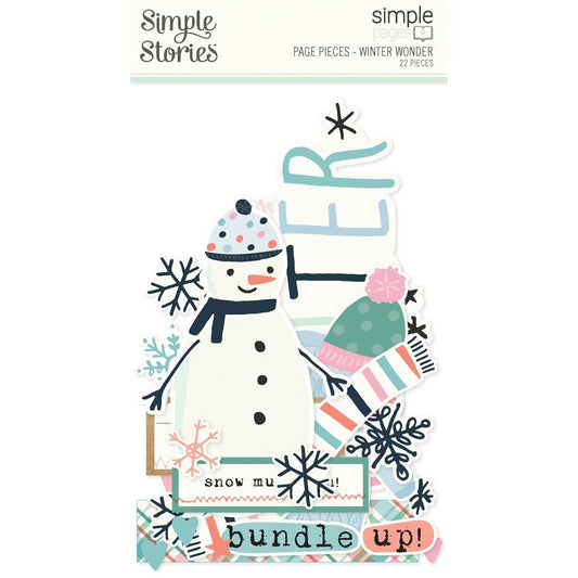 Simple Stories Winter Wonder Simple Pages Page Pieces (WNW21230)