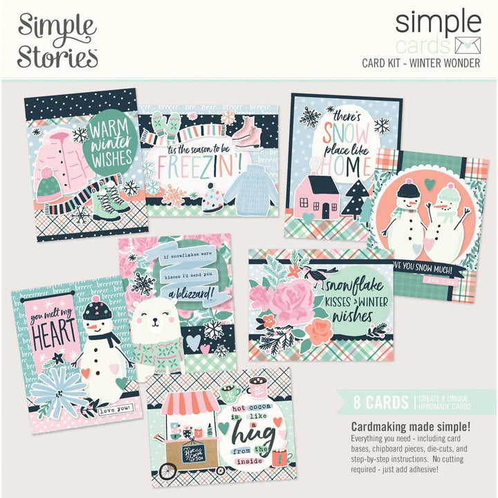 Simple Stories Winter Wonder Simple Cards Card Kit (WNW21231)