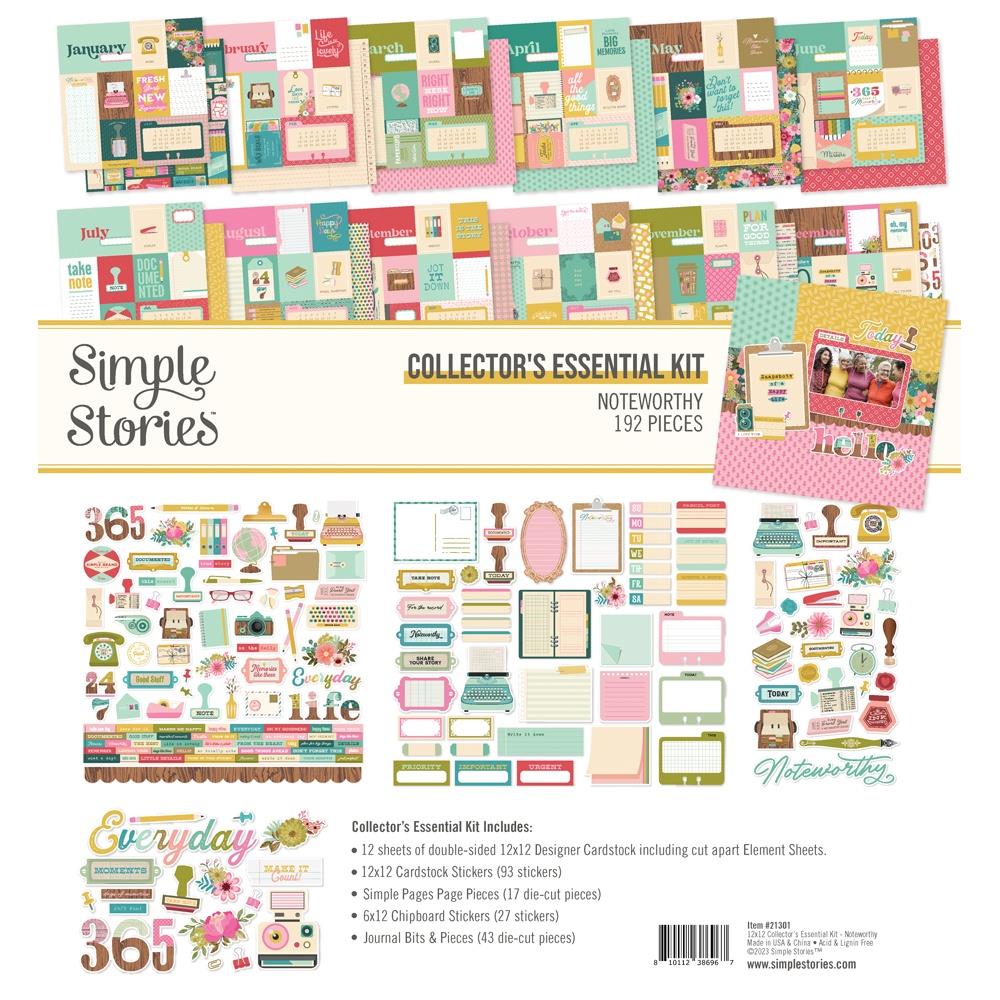 Simple Stories Noteworthy 12"X12" Collector's Essential Kit (NTW21301)