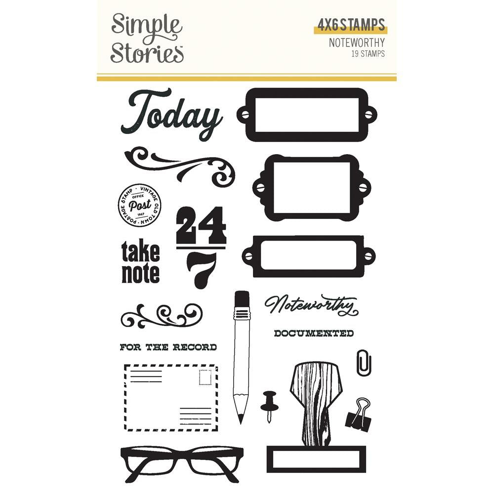Simple Stories Noteworthy Photopolymer Clear Stamps (NTW21316)