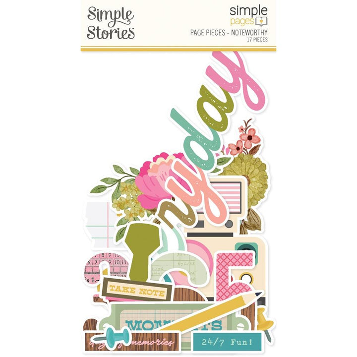 Simple Stories Noteworthy Simple Pages Page Pieces (NTW21330)