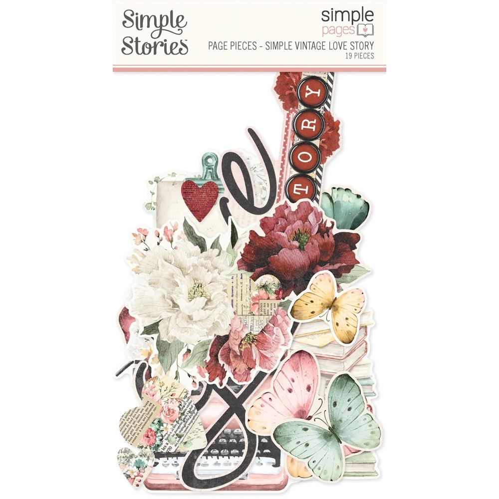 Simple Stories Simple Vintage Love Story Simple Pages Page Pieces (VLO21436)