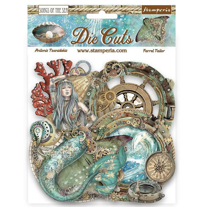 Stamperia Songs Of The Sea Die-Cuts: Creatures (DFLDC84)