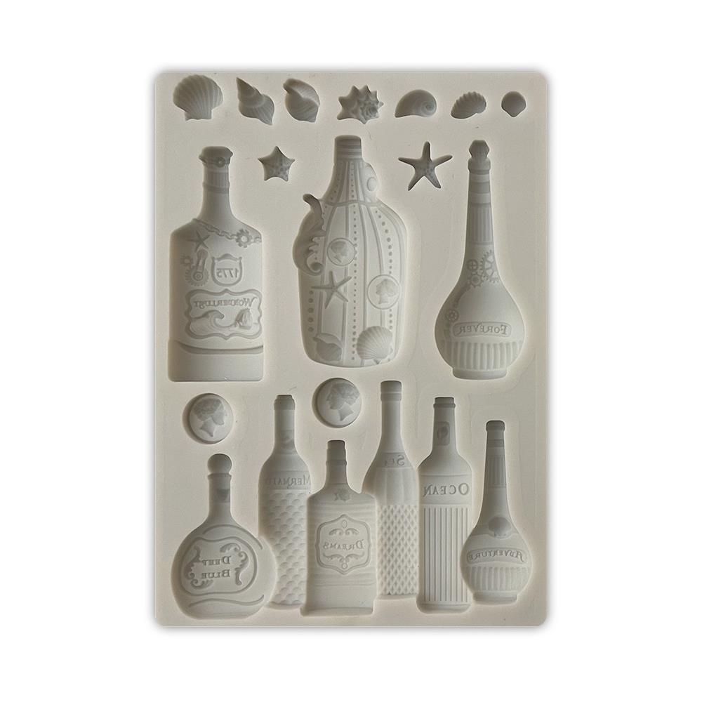Stamperia Songs Of The Sea A6 Silicone Mould: Bottles (KACM21)