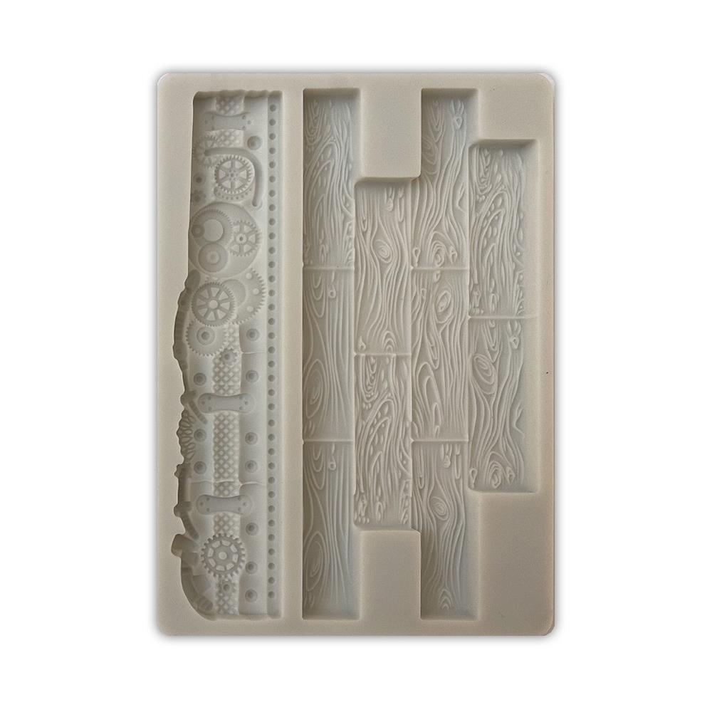Stamperia Songs Of The Sea A6 Silicone Mould: Wood And Mechanisms (KACM25)