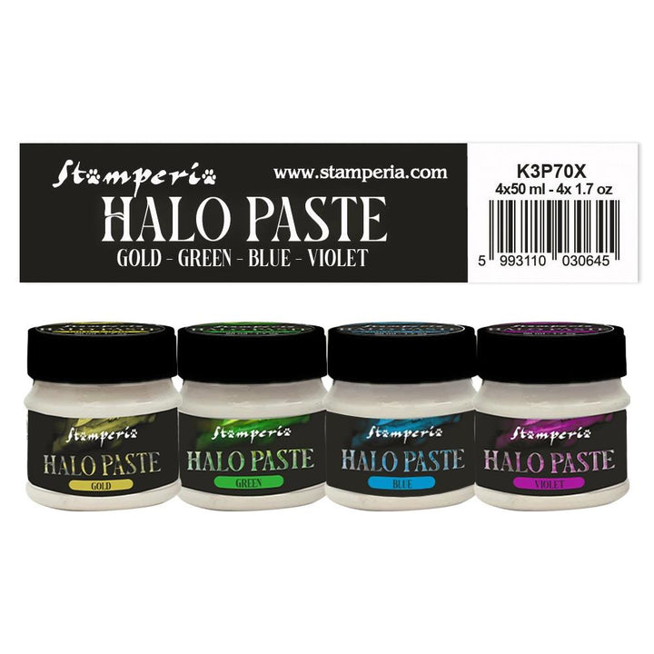 Stamperia Halo Paste: Assorted, 50ml, 4/Pkg (K3P70X)