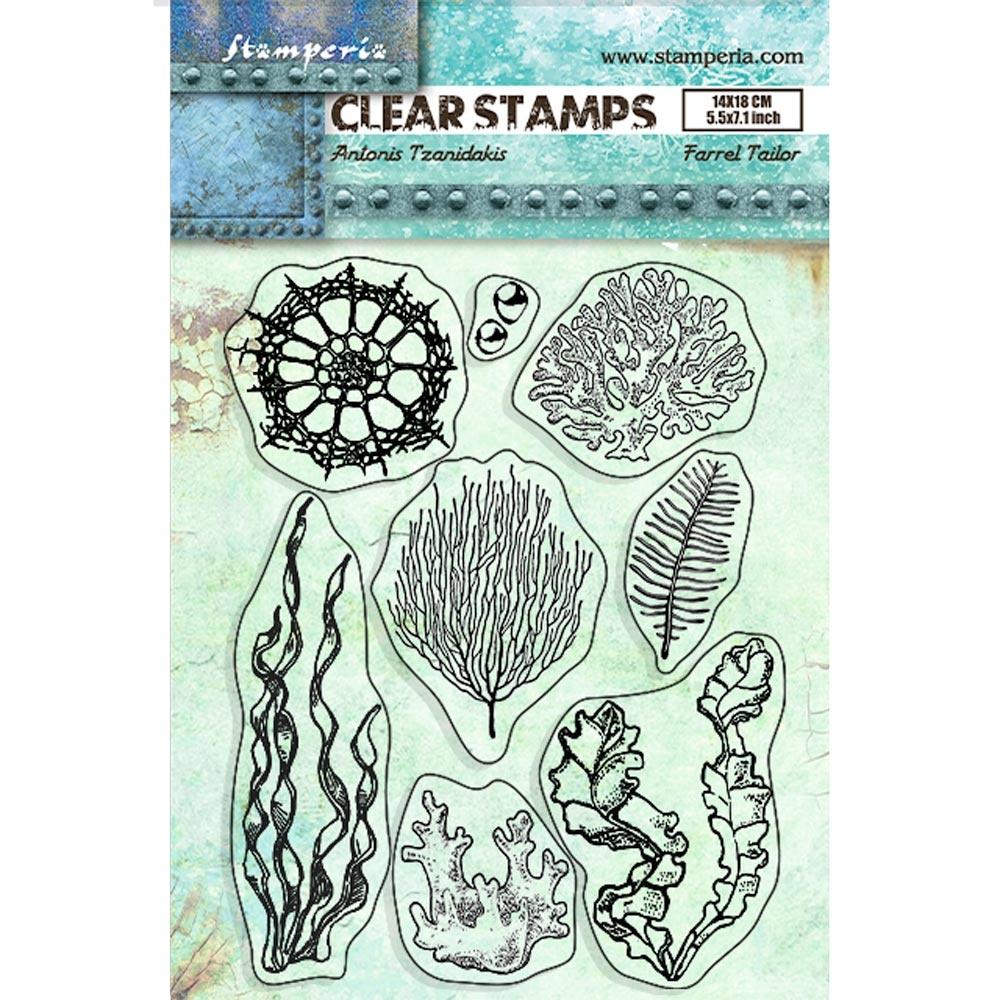Stamperia Songs Of The Sea Clear Stamps: Corals (WTK182)