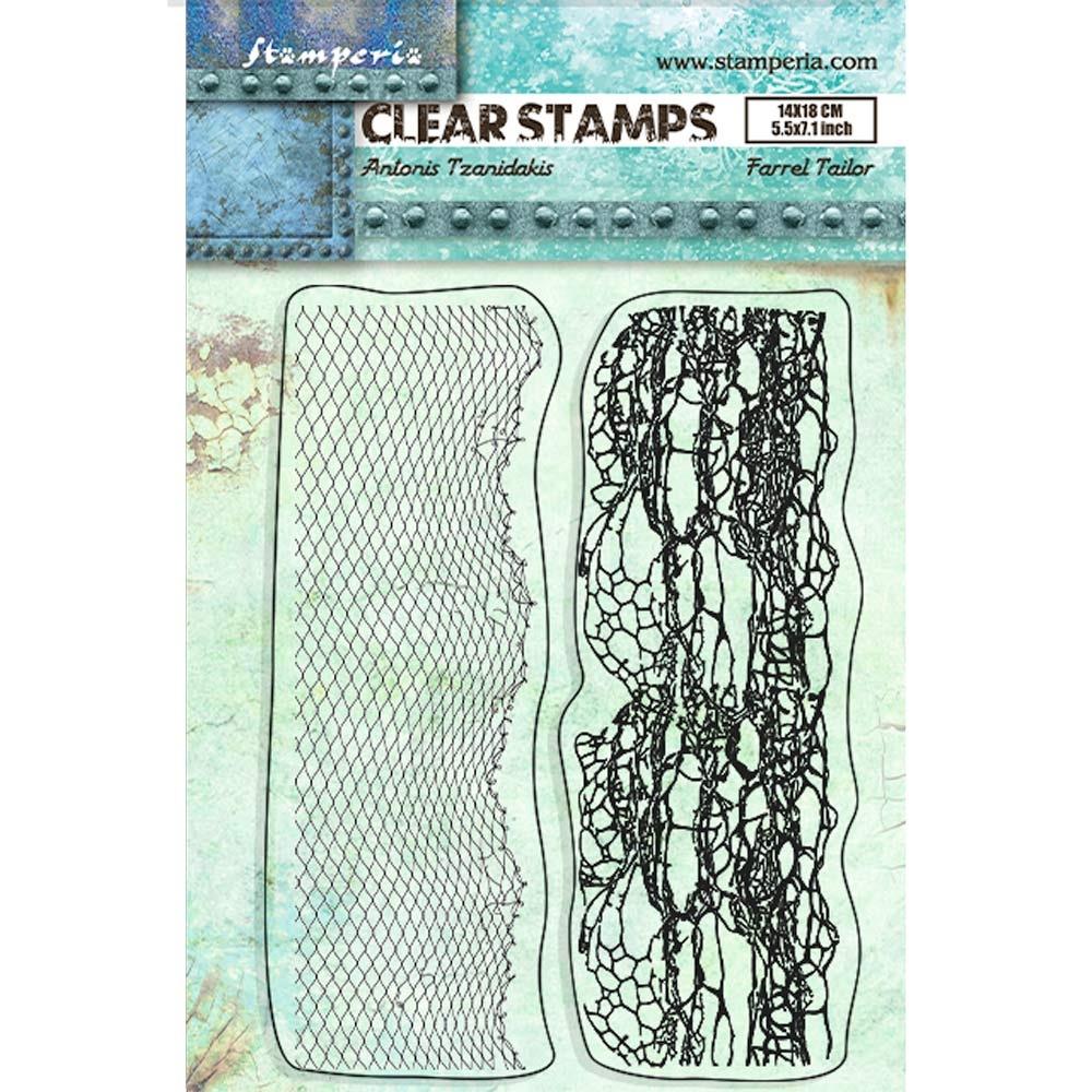 Stamperia Songs Of The Sea Clear Stamps: Double Border (WTK184)
