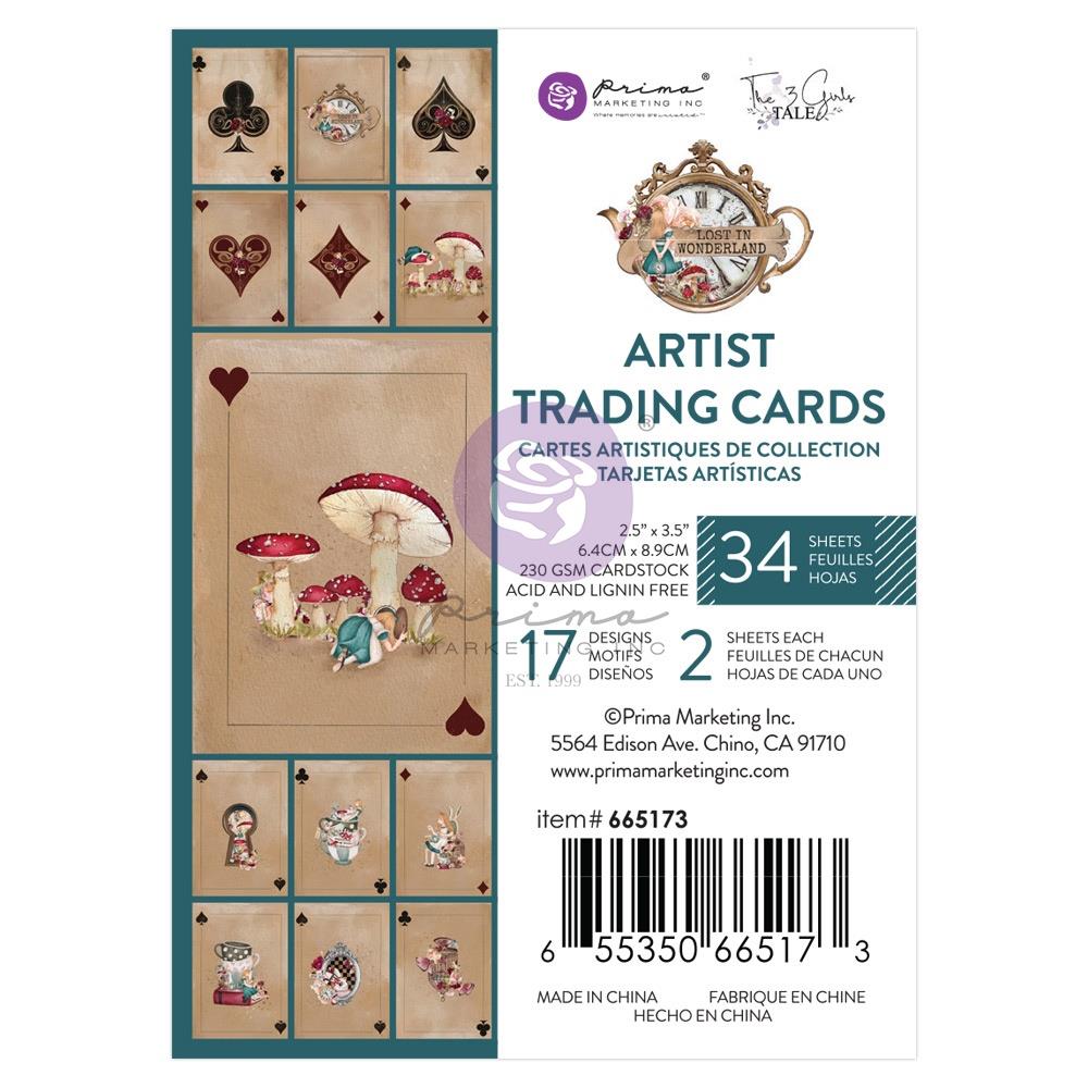 Prima Marketing Lost In Wonderland Playing Cards, 34/Pkg (P665173)