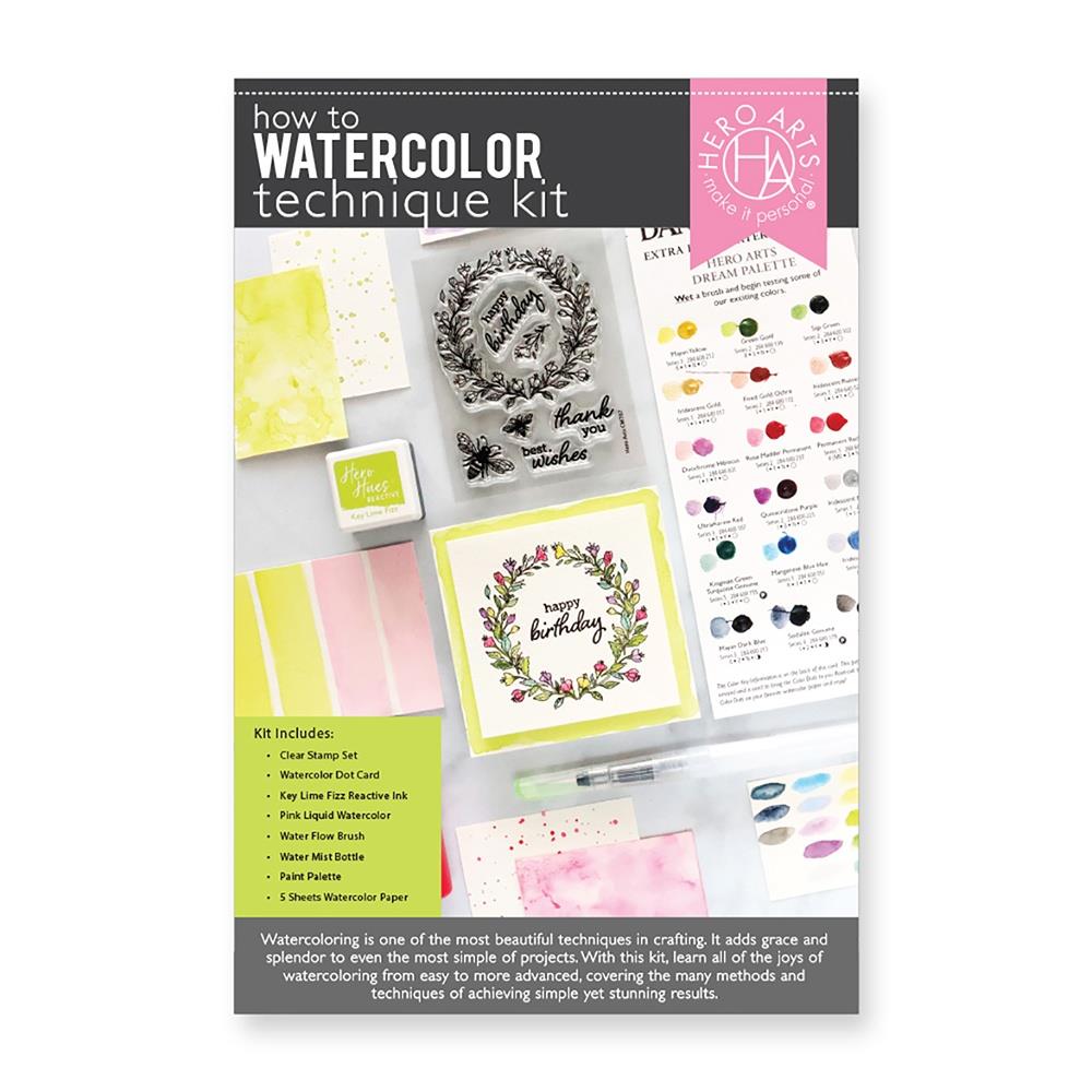 Hero Arts How To Watercolor Technique Kit (HASK105)
