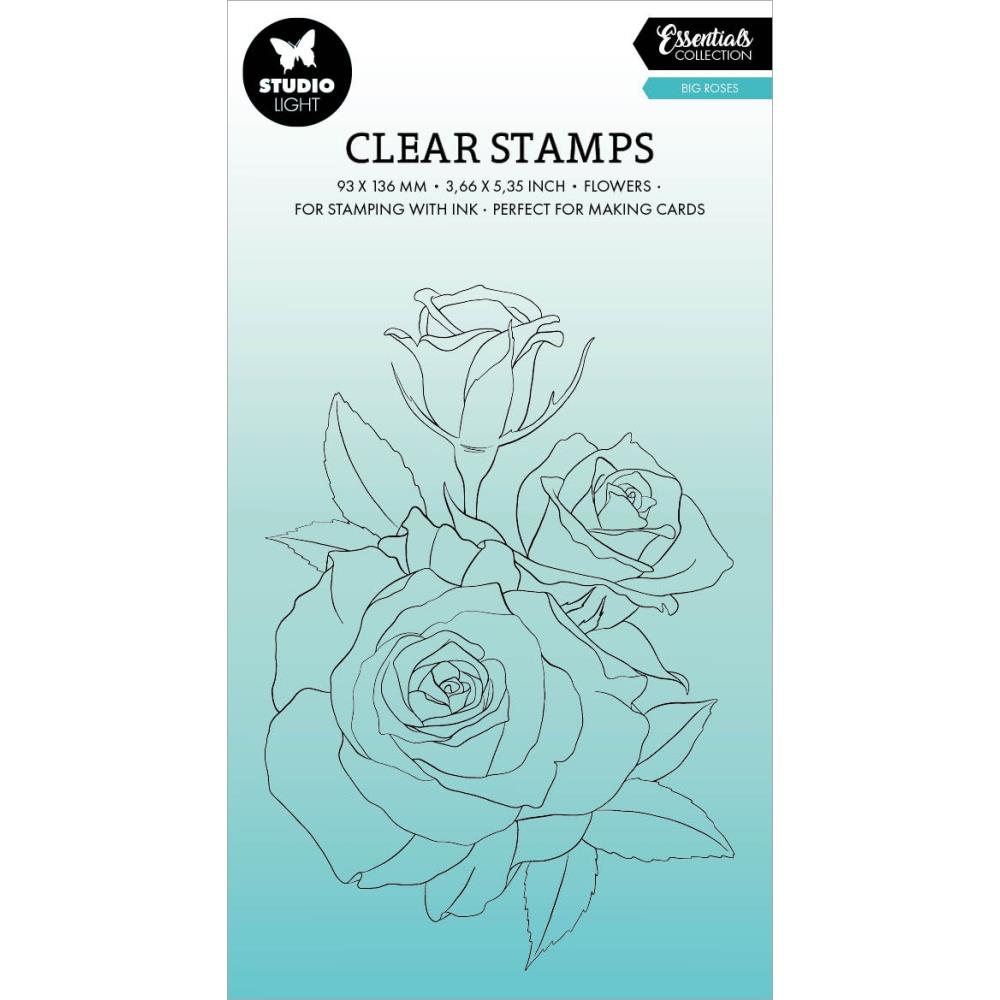 Studio Light Clear Stamp: Nr. 540, Big Roses (STAMP540)