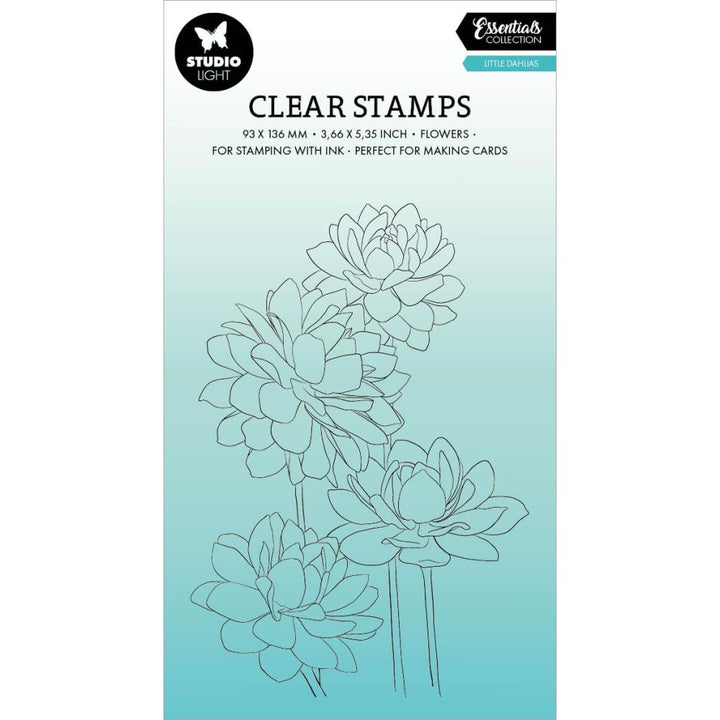 Studio Light Clear Stamp: Nr. 542, Little Dahlias (STAMP542)