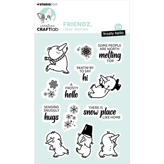 Studio Light Essentials Clear Stamp: Nr. 570, Frosty Hello (STAMP570)