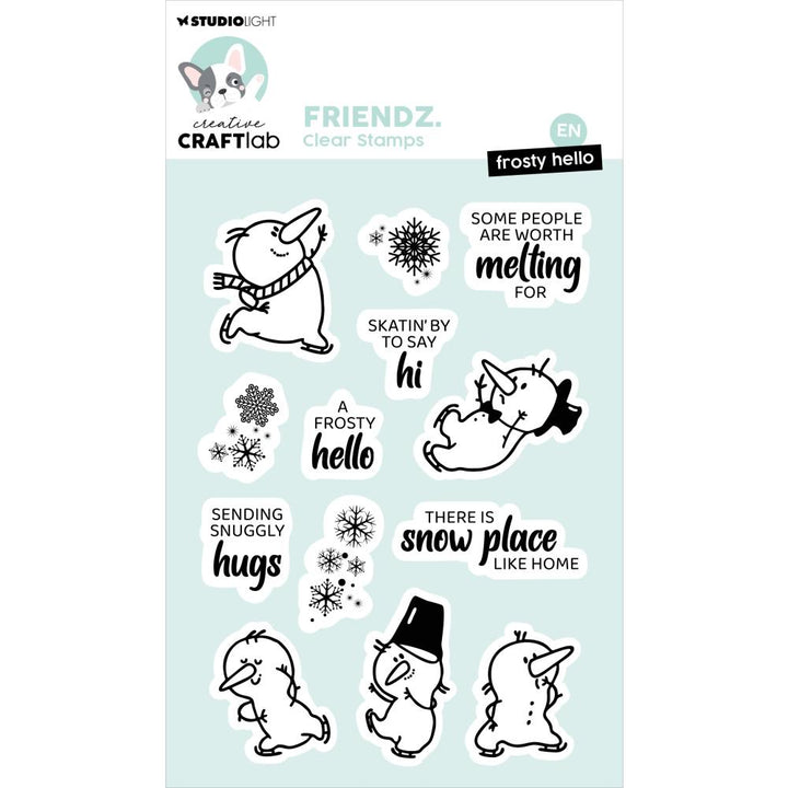 Studio Light Essentials Clear Stamp: Nr. 570, Frosty Hello (STAMP570)