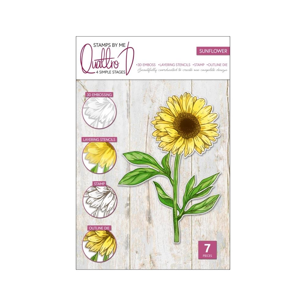 Stamps By Me Quattro D Set: Sunflower (130722A)