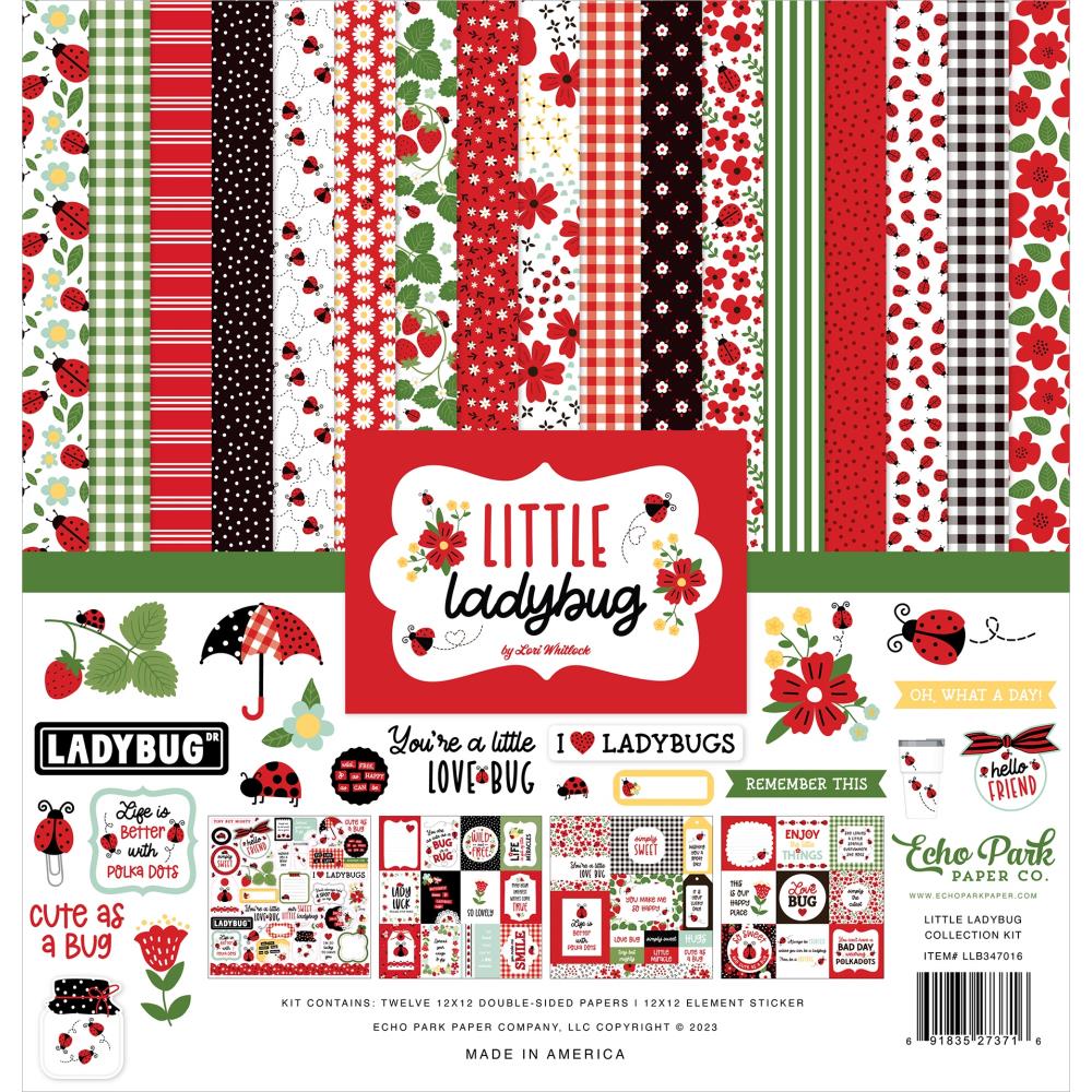 Echo Park Little Ladybug 12"X12" Collection Kit (LB347016)