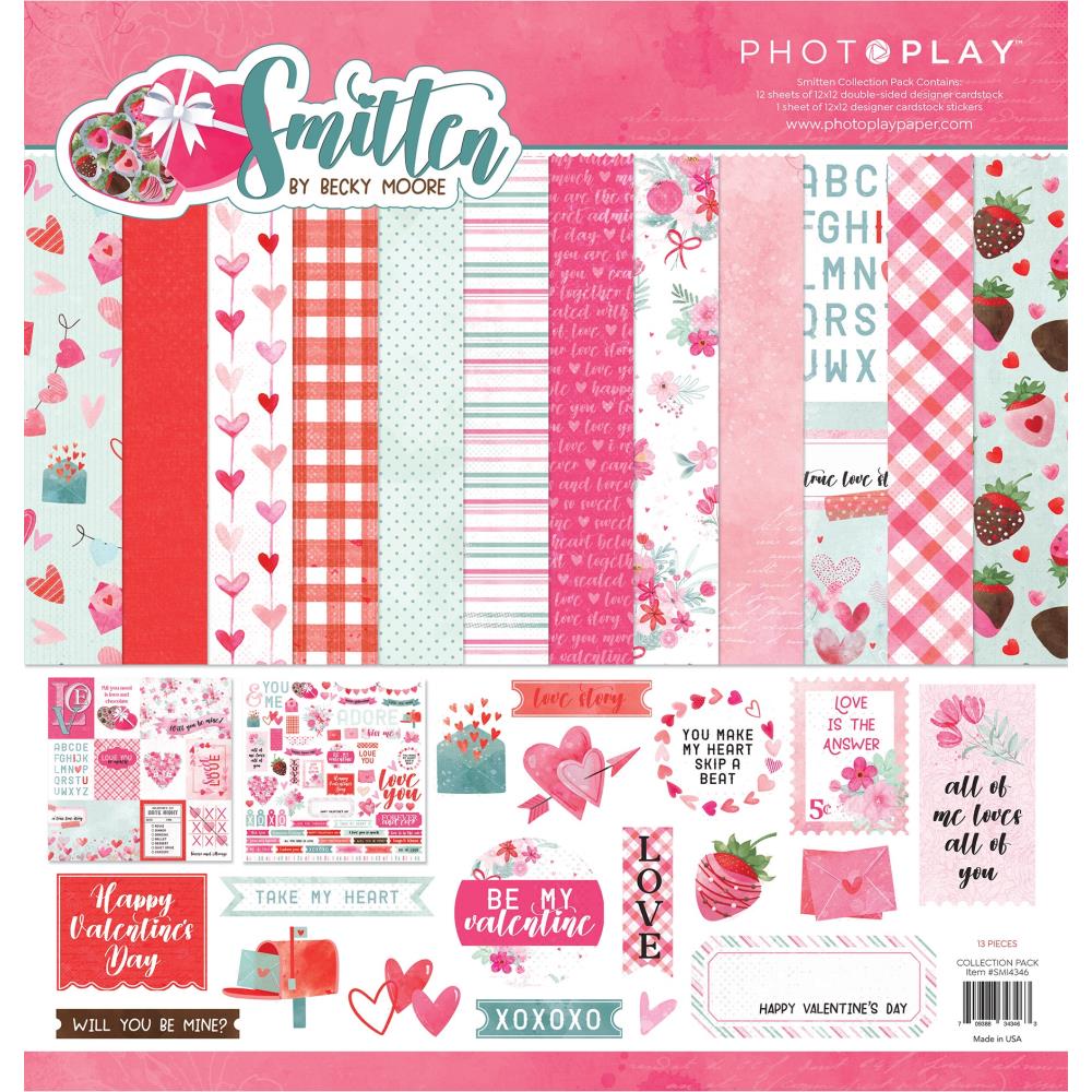 PhotoPlay Smitten 12"X12" Collection Pack (PSMI4346)