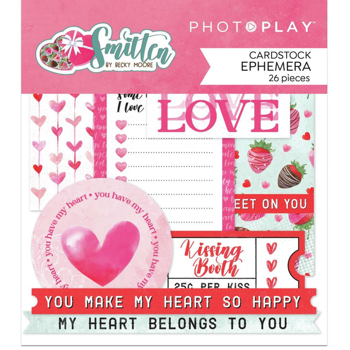 PhotoPlay Smitten Ephemera Cardstock Die-Cuts (PSMI4354)