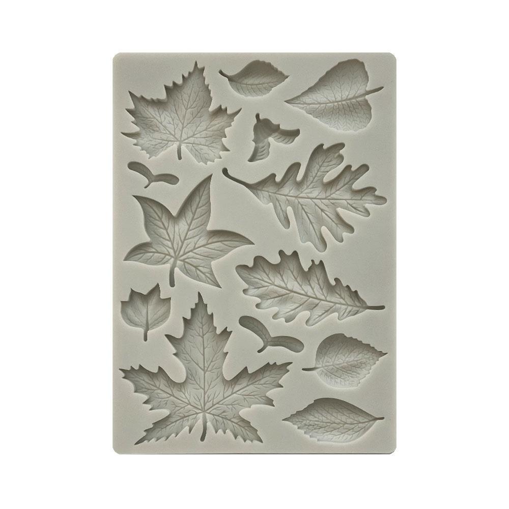 Stamperia Woodland A5 Silicone Mould: Leaves (KACMA501)